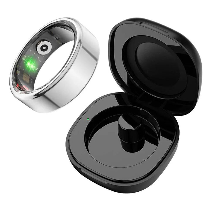 COLMI R02 Smart Ring with Charging Case for Men Women, Battery Life, 39 Days, Health Monitor, 5ATM Waterproof - Q-Happiness LTD