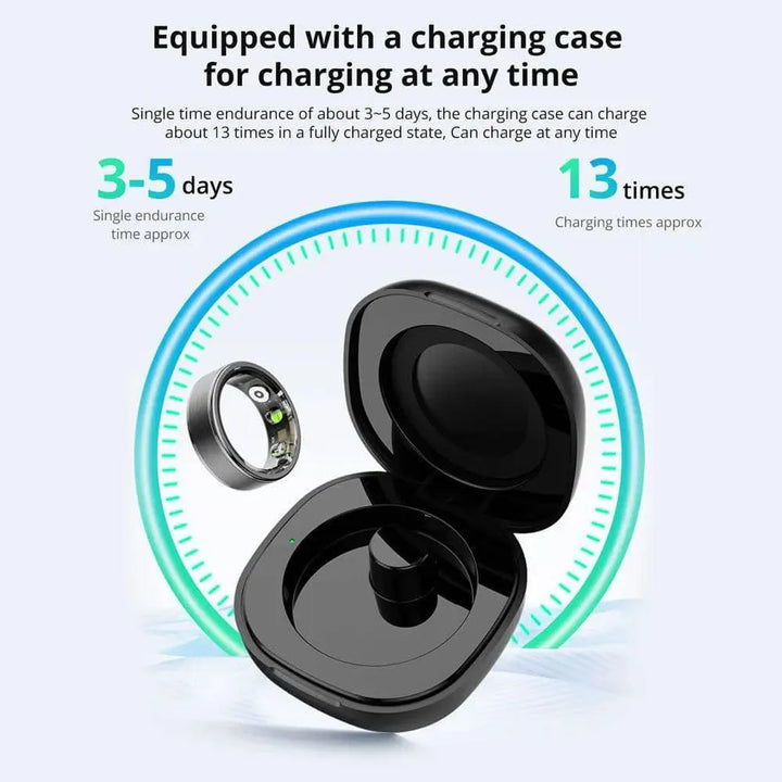COLMI R03 Smart Ring Men Women, Battery Life 39 Days, Health Monitor, IP68 & 5ATM Waterproof, Multi-sport Mode - Q-Happiness LTD