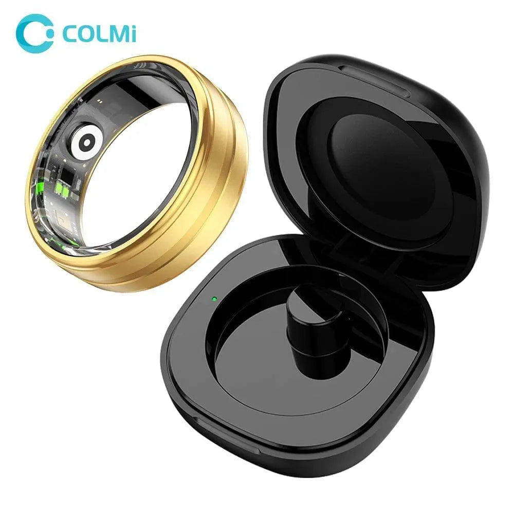 New COLMI R06 Smart Ring with Charging Case for Men Women, Heart Rate and Blood Oxygen Monitor, IP68 & 5ATM Waterproof, Sport - Q-Happiness LTD