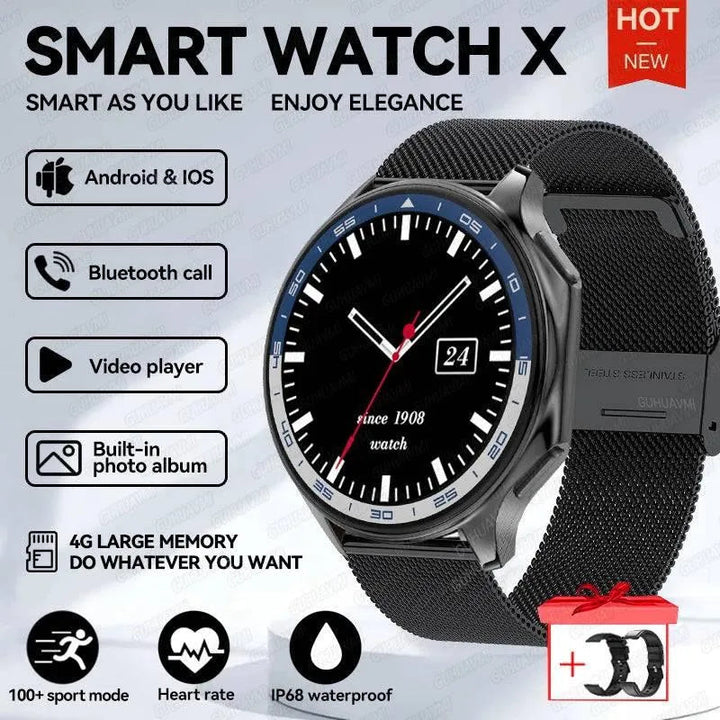 DT Advanced Smart watch with Health and Fitness Tracking, Bluetooth Calling - Waterproof and High-Resolution Display - Q-Happiness LTD