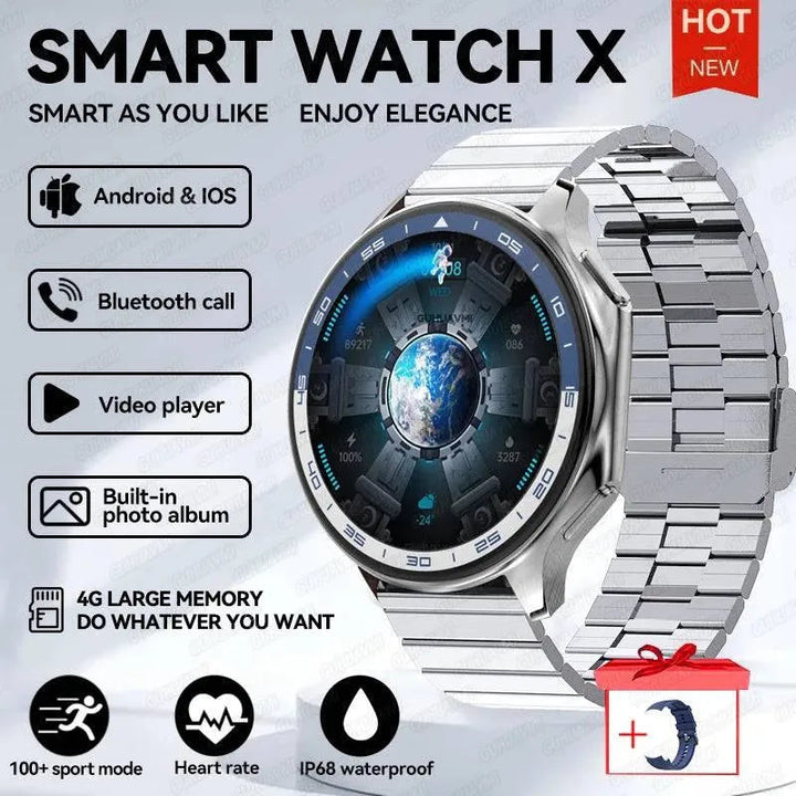 DT Advanced Smart watch with Health and Fitness Tracking, Bluetooth Calling - Waterproof and High-Resolution Display - Q-Happiness LTD
