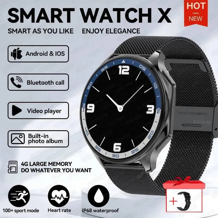 DT Advanced Smart watch with Health and Fitness Tracking, Bluetooth Calling - Waterproof and High-Resolution Display - Q-Happiness LTD