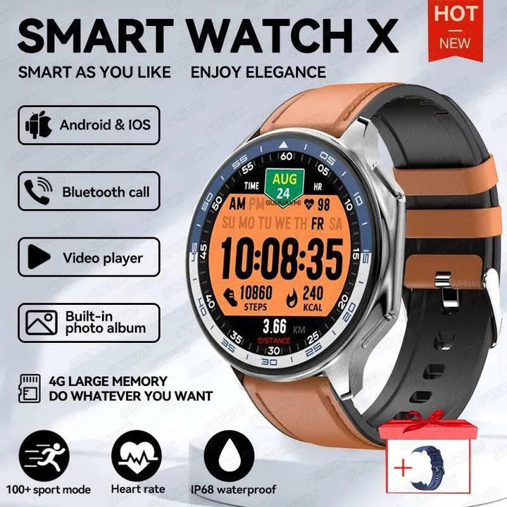 DT Advanced Smart watch with Health and Fitness Tracking, Bluetooth Calling - Waterproof and High-Resolution Display - Q-Happiness LTD