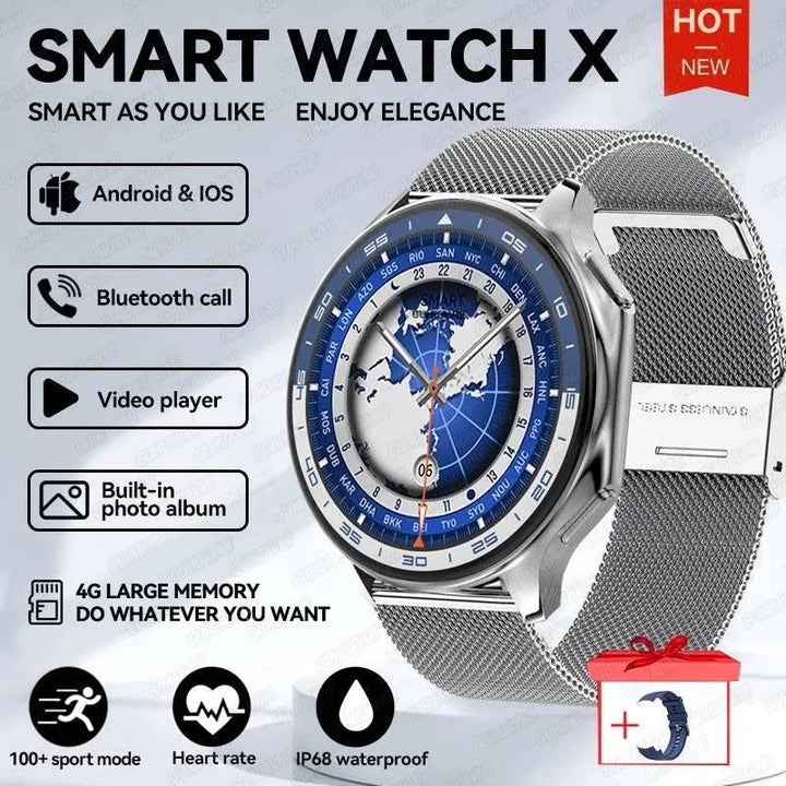 DT Advanced Smart watch with Health and Fitness Tracking, Bluetooth Calling - Waterproof and High-Resolution Display - Q-Happiness LTD