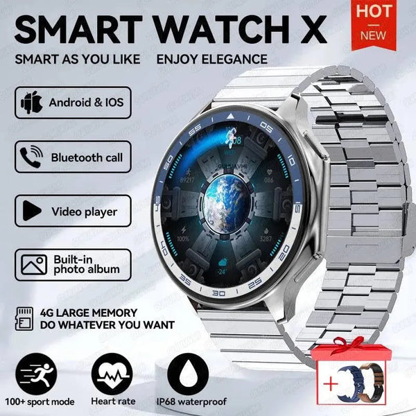DT Advanced Smart watch with Health and Fitness Tracking, Bluetooth Calling - Waterproof and High-Resolution Display - Q-Happiness LTD