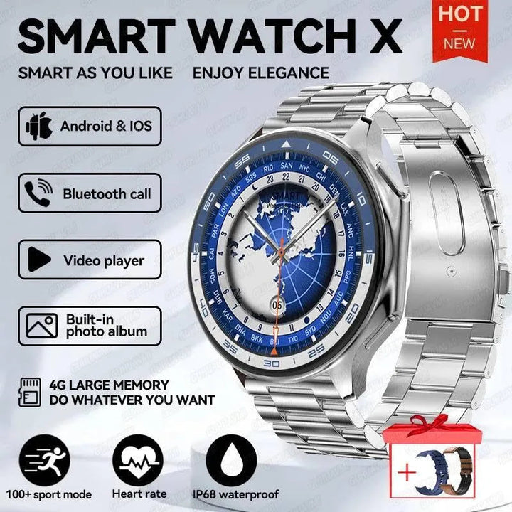 DT Advanced Smart watch with Health and Fitness Tracking, Bluetooth Calling - Waterproof and High-Resolution Display - Q-Happiness LTD