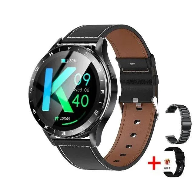 Smart Watch with TWS Bluetooth Headsets, Health Monitoring, Fitness Tracker, and AMOLED Display - Waterproof and Compatible with Android & iOS - Q-Happiness LTD