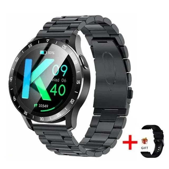Smart Watch with TWS Bluetooth Headsets, Health Monitoring, Fitness Tracker, and AMOLED Display - Waterproof and Compatible with Android & iOS - Q-Happiness LTD