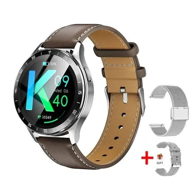 Smart Watch with TWS Bluetooth Headsets, Health Monitoring, Fitness Tracker, and AMOLED Display - Waterproof and Compatible with Android & iOS - Q-Happiness LTD