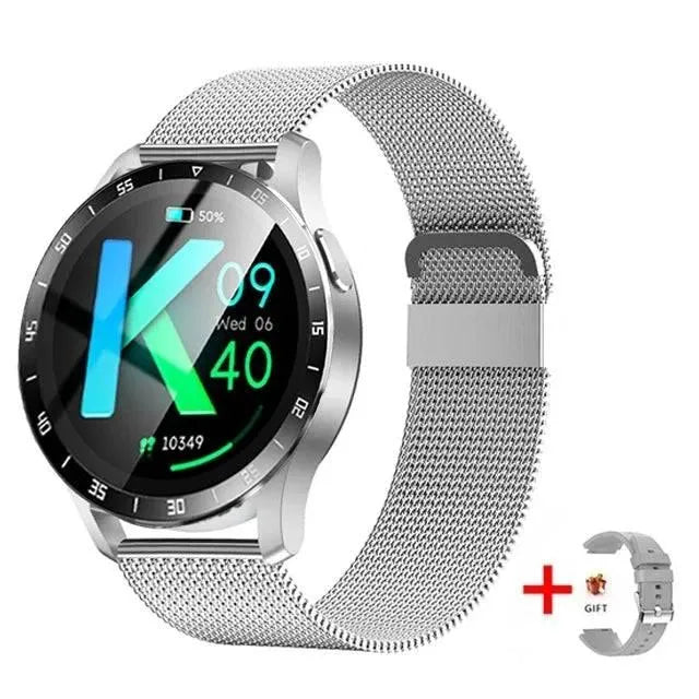 Smart Watch with TWS Bluetooth Headsets, Health Monitoring, Fitness Tracker, and AMOLED Display - Waterproof and Compatible with Android & iOS - Q-Happiness LTD