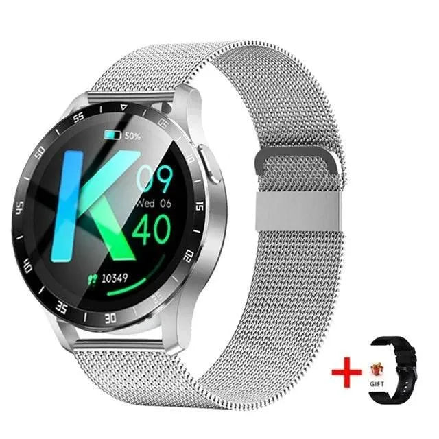 Smart Watch with TWS Bluetooth Headsets, Health Monitoring, Fitness Tracker, and AMOLED Display - Waterproof and Compatible with Android & iOS - Q-Happiness LTD