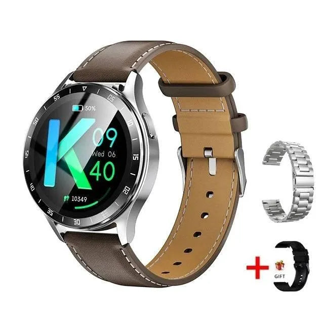 Smart Watch with TWS Bluetooth Headsets, Health Monitoring, Fitness Tracker, and AMOLED Display - Waterproof and Compatible with Android & iOS - Q-Happiness LTD