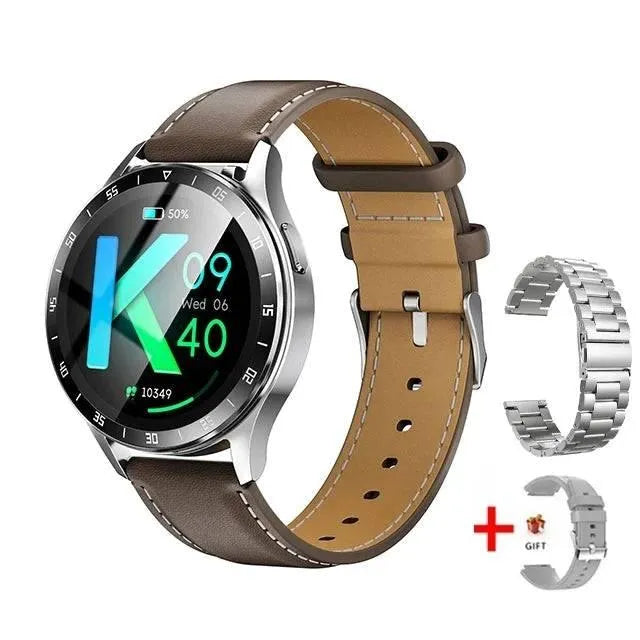 Smart Watch with TWS Bluetooth Headsets, Health Monitoring, Fitness Tracker, and AMOLED Display - Waterproof and Compatible with Android & iOS - Q-Happiness LTD