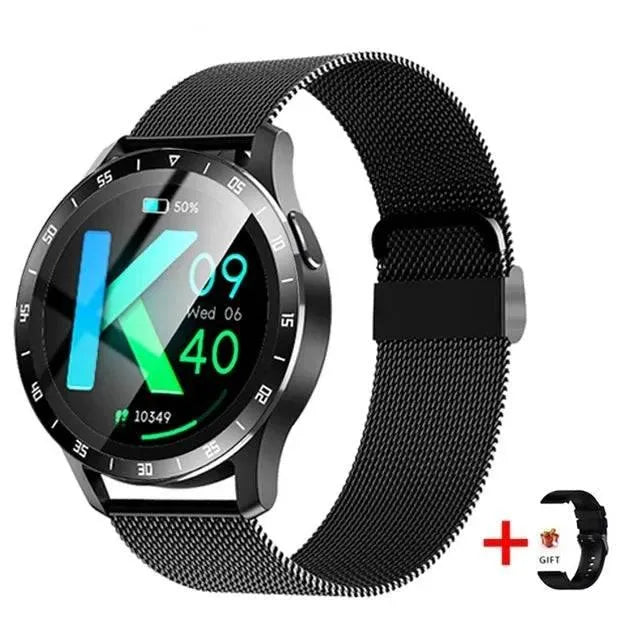 Smart Watch with TWS Bluetooth Headsets, Health Monitoring, Fitness Tracker, and AMOLED Display - Waterproof and Compatible with Android & iOS - Q-Happiness LTD