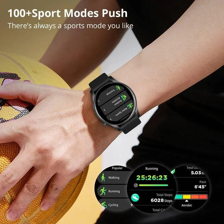 COLMI V73 Smartwatch AMOLED Display Bluetooth Calls Health Fitness Tracking Smart Watch for Men Women - Q-Happiness LTD