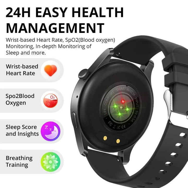 COLMI V73 Smartwatch AMOLED Display Bluetooth Calls Health Fitness Tracking Smart Watch for Men Women - Q-Happiness LTD