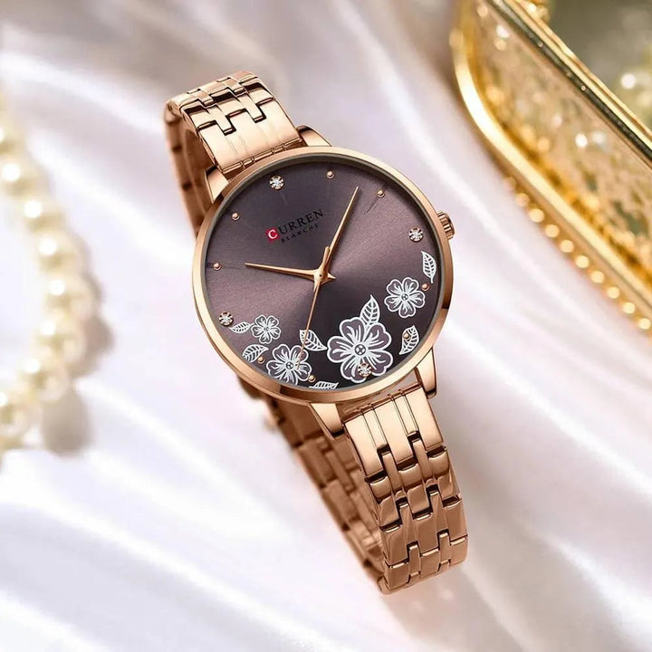 Fashion Women Bracelet Quartz Watch - Magnetic Sports Dress Wrist Watch, Model 9068S - Q-Happiness LTD