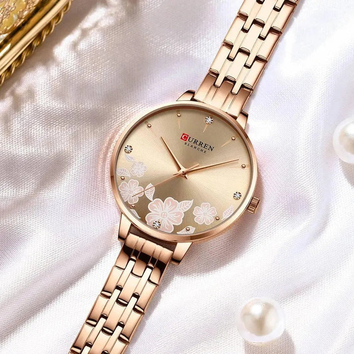 Fashion Women Bracelet Quartz Watch - Magnetic Sports Dress Wrist Watch, Model 9068S - Q-Happiness LTD