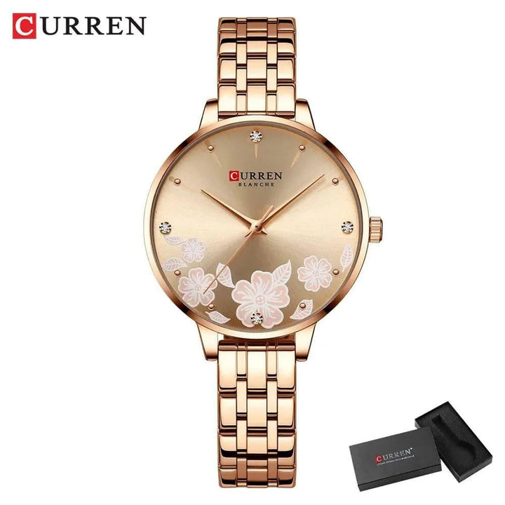 Fashion Women Bracelet Quartz Watch - Magnetic Sports Dress Wrist Watch, Model 9068S - Q-Happiness LTD