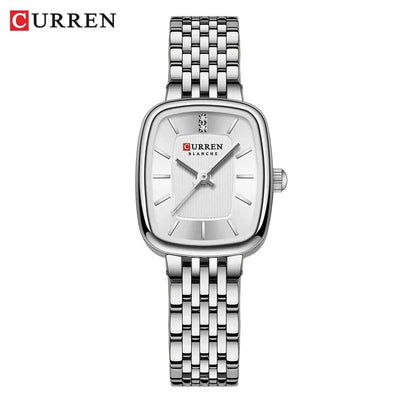 Rectangle Ultrathin Nordic Bauhaus Simple Design Japan Quartz Lady Fashion Stainless Steel Watch for Women, Model 9093 - Q-Happiness LTD
