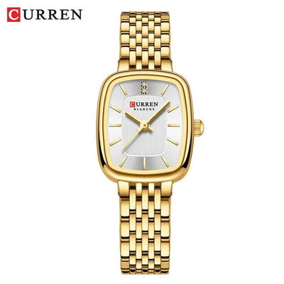 Rectangle Ultrathin Nordic Bauhaus Simple Design Japan Quartz Lady Fashion Stainless Steel Watch for Women, Model 9093 - Q-Happiness LTD
