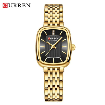 Rectangle Ultrathin Nordic Bauhaus Simple Design Japan Quartz Lady Fashion Stainless Steel Watch for Women, Model 9093 - Q-Happiness LTD