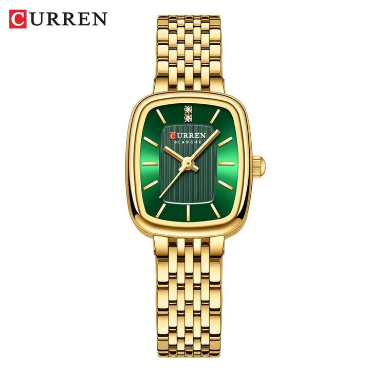 Rectangle Ultrathin Nordic Bauhaus Simple Design Japan Quartz Lady Fashion Stainless Steel Watch for Women, Model 9093 - Q-Happiness LTD