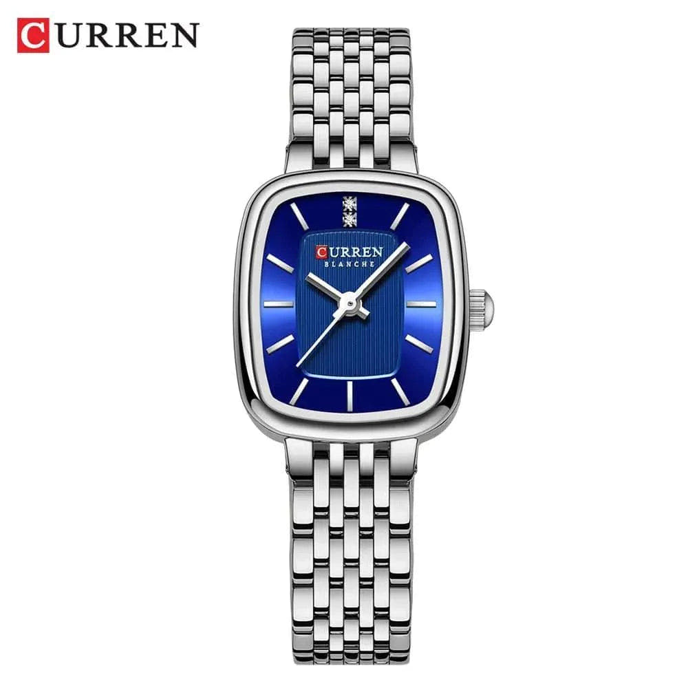 Rectangle Ultrathin Nordic Bauhaus Simple Design Japan Quartz Lady Fashion Stainless Steel Watch for Women, Model 9093 - Q-Happiness LTD