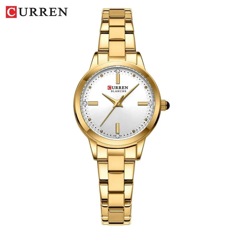 Original Quartz Watch for Women - Fashion Elegant Stainless Steel Waterproof Wristwatch, Model 9094L - Q-Happiness LTD