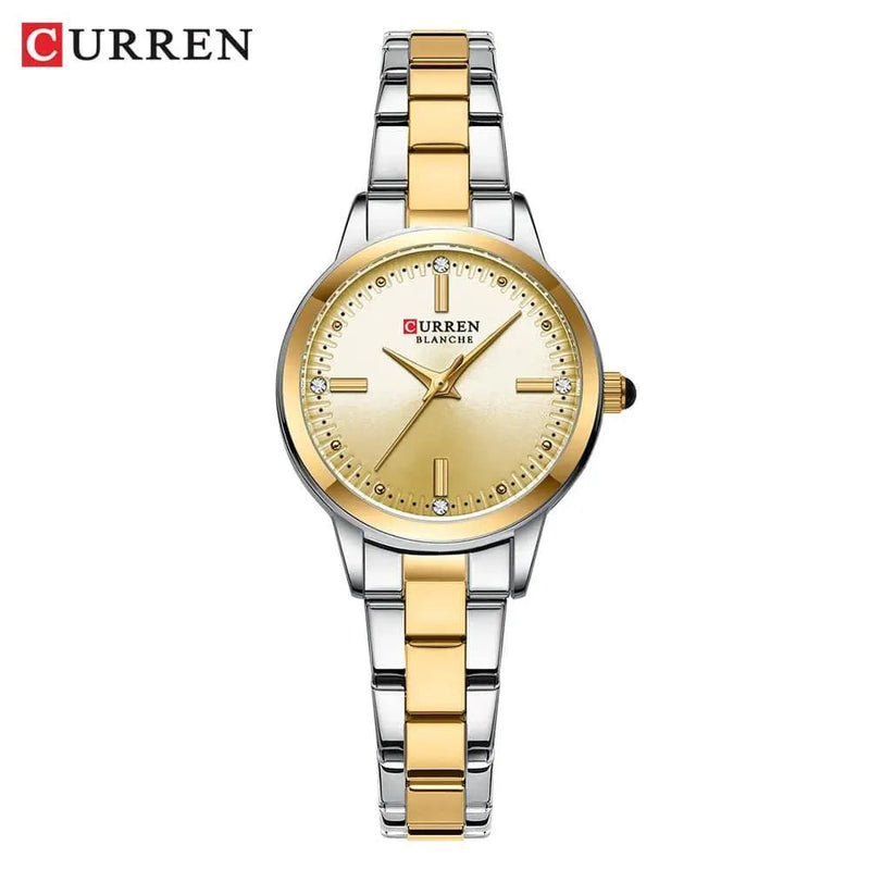 Original Quartz Watch for Women - Fashion Elegant Stainless Steel Waterproof Wristwatch, Model 9094L - Q-Happiness LTD
