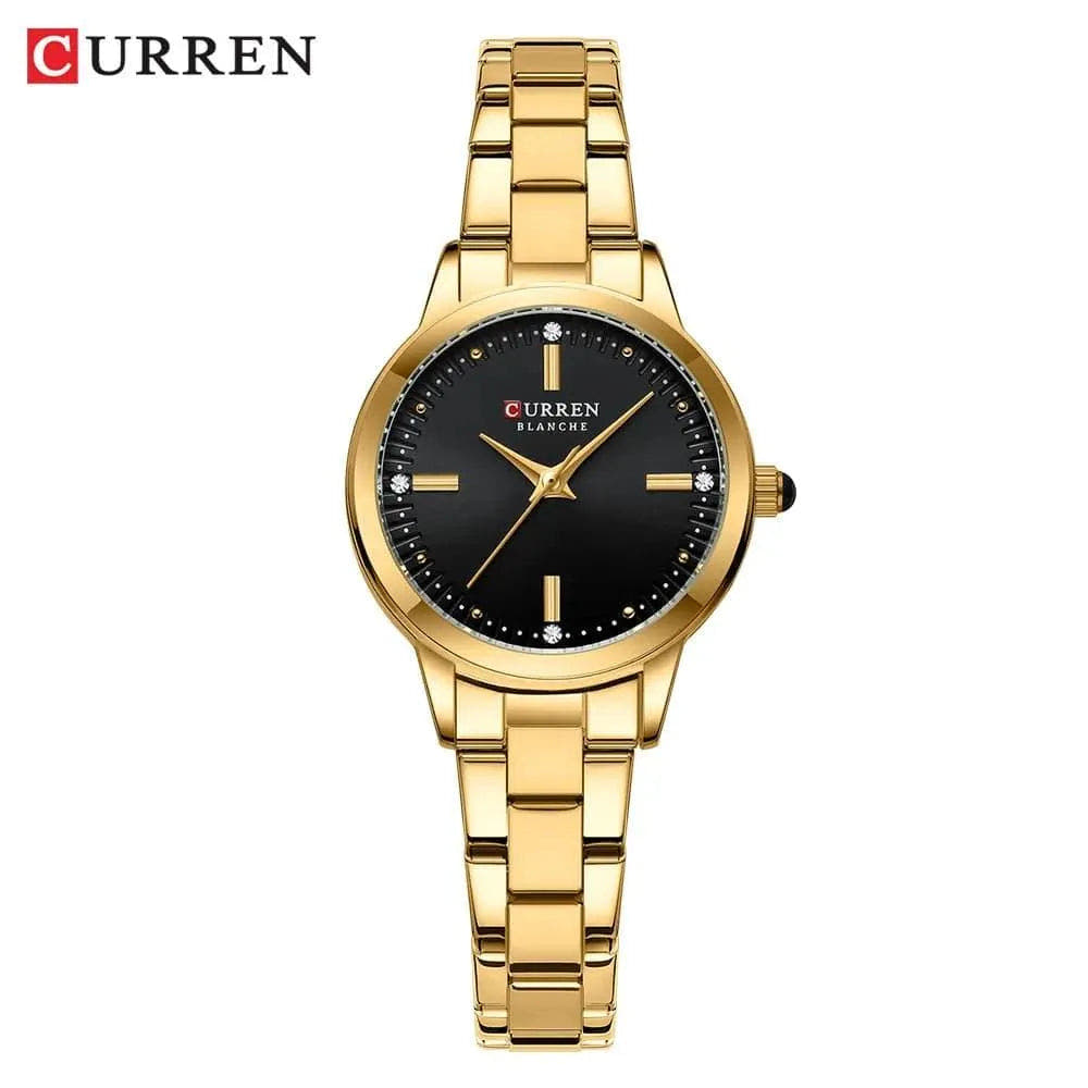 Original Quartz Watch for Women - Fashion Elegant Stainless Steel Waterproof Wristwatch, Model 9094L - Q-Happiness LTD