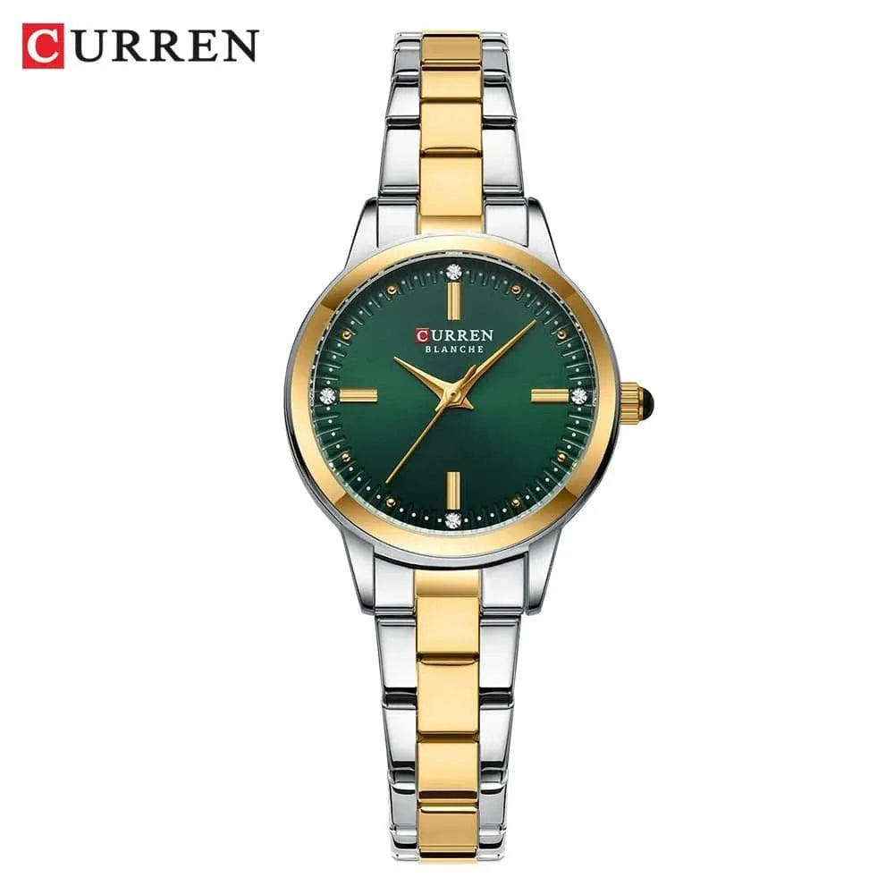 Original Quartz Watch for Women - Fashion Elegant Stainless Steel Waterproof Wristwatch, Model 9094L - Q-Happiness LTD
