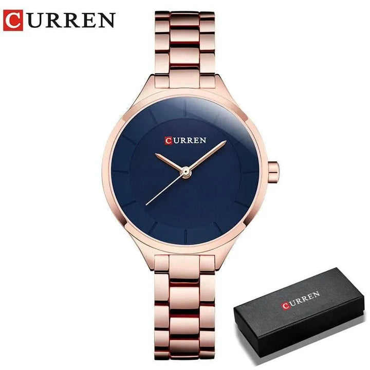 Women Casual Fashion Quartz Wristwatch - Top Luxurious Design, Model 9015 - Q-Happiness LTD