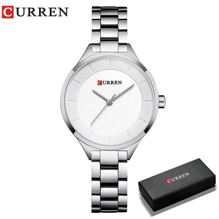 Women Casual Fashion Quartz Wristwatch - Top Luxurious Design, Model 9015 - Q-Happiness LTD