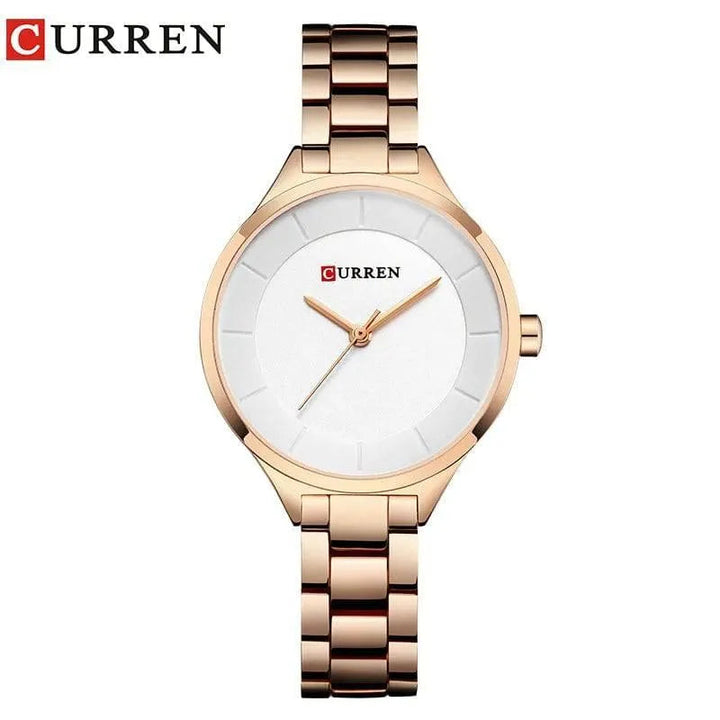Women Casual Fashion Quartz Wristwatch - Top Luxurious Design, Model 9015 - Q-Happiness LTD