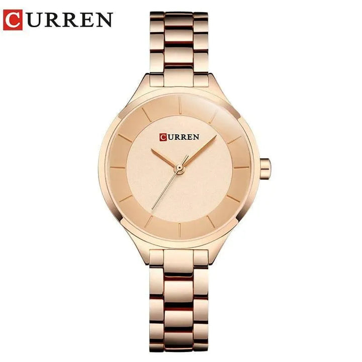 Women Casual Fashion Quartz Wristwatch - Top Luxurious Design, Model 9015 - Q-Happiness LTD